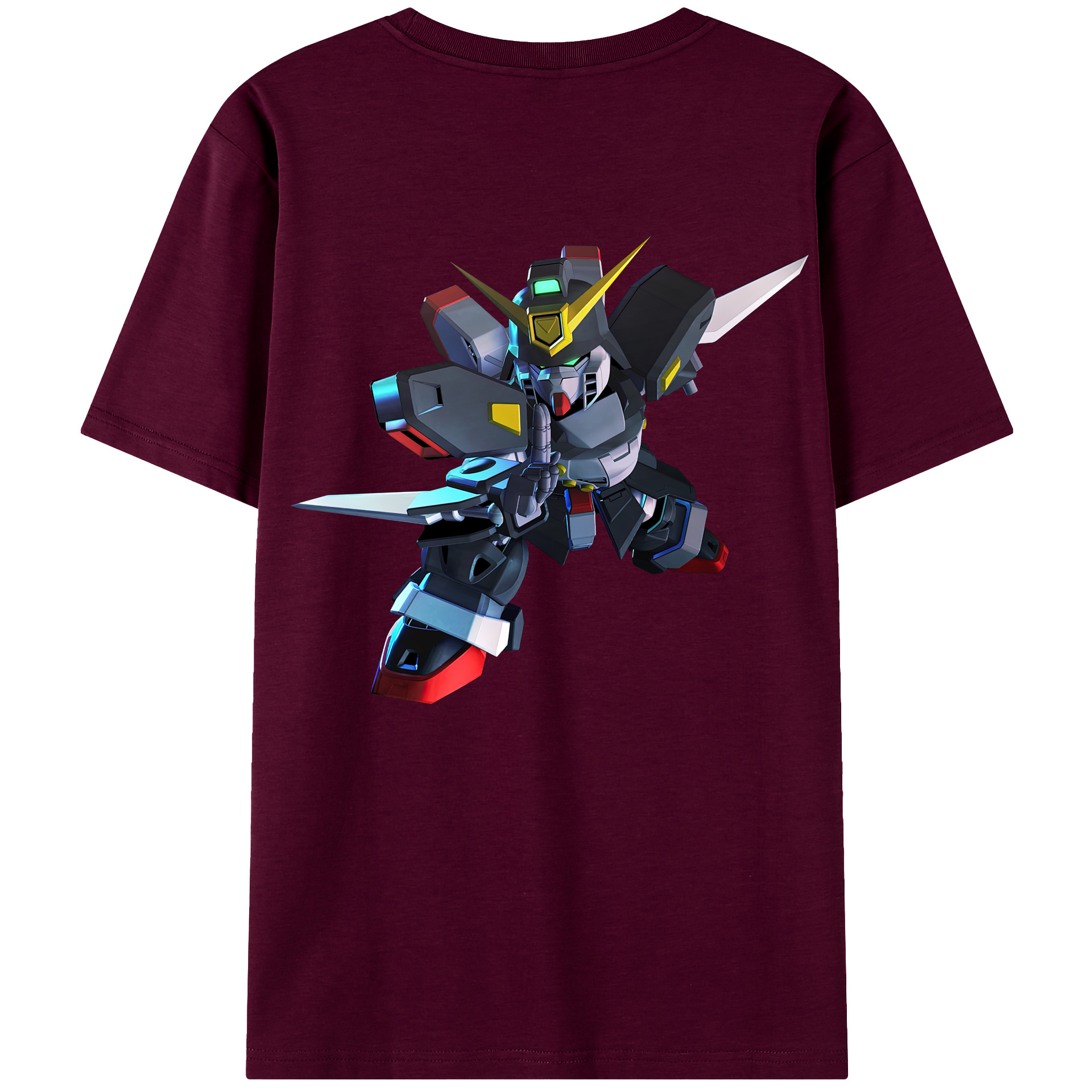 （画像用） 機動戦士ガンダム Mobile Suit Gundam レディース半袖Tシャツ(バックプリント)